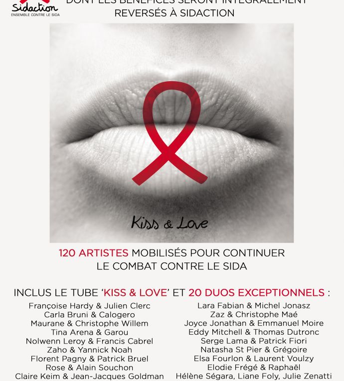 Image de l'article Kiss & Love : l'album essentiel pour lutter contre le sida.